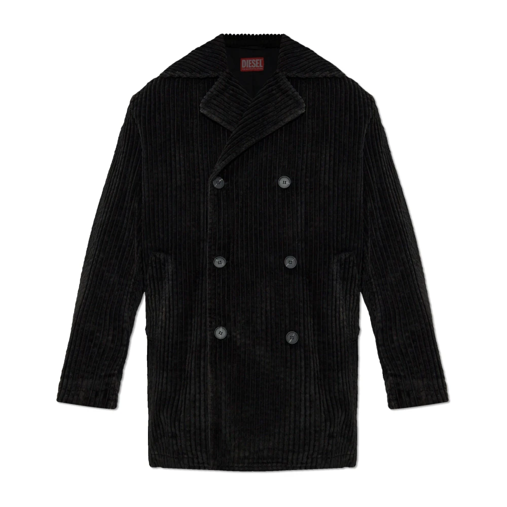 Diesel Uomo Nero Cappotti, M, New,