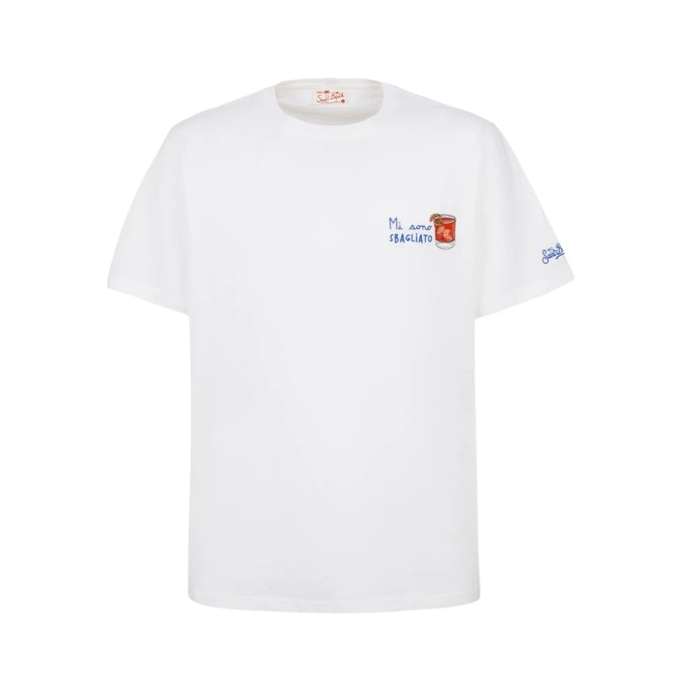 MC2 Saint Barth Casual T-shirt voor Mannen White Heren