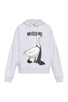 Sweatshirt med färgstarkt tryck