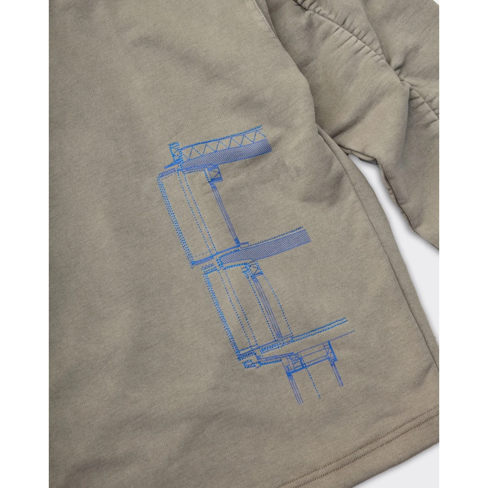 A-Cold-Wall Zwart Gewassen Crewneck Sluier Green Heren