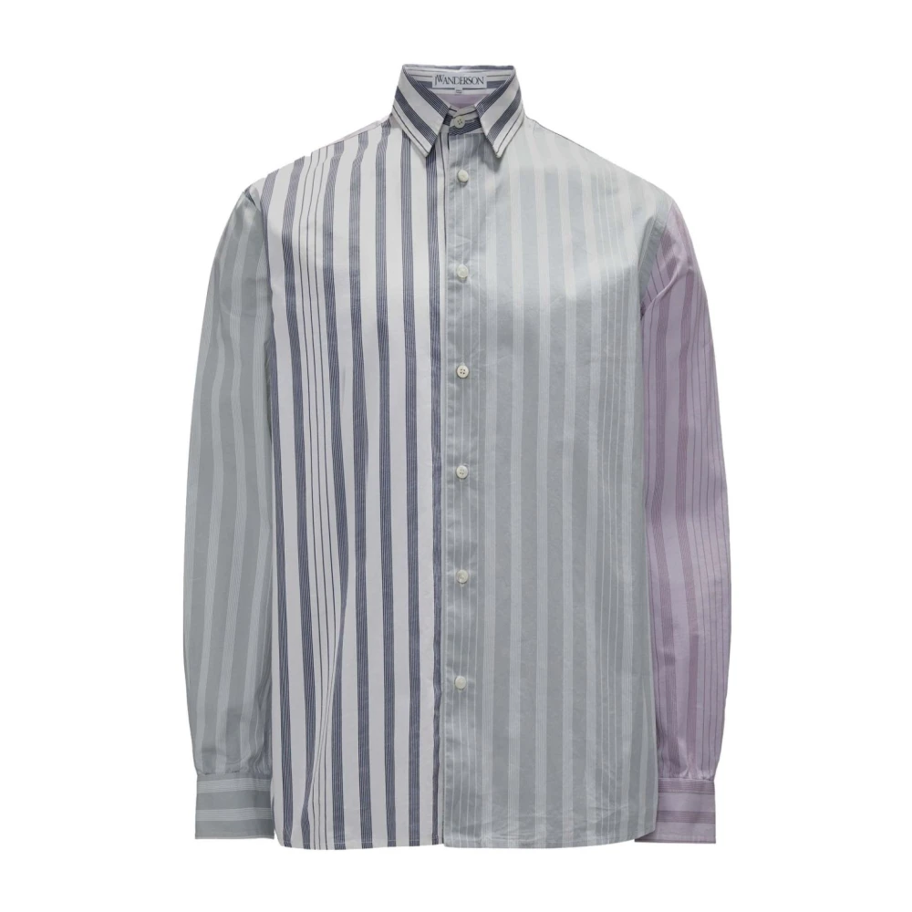 JW Anderson Gestreept Overhemd Multicolor Katoen Multicolor Heren