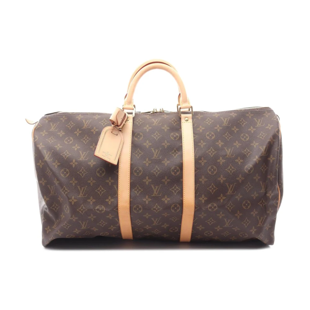Louis Vuitton Vintage Women's Brown Pre-Owned Monogram Keepall