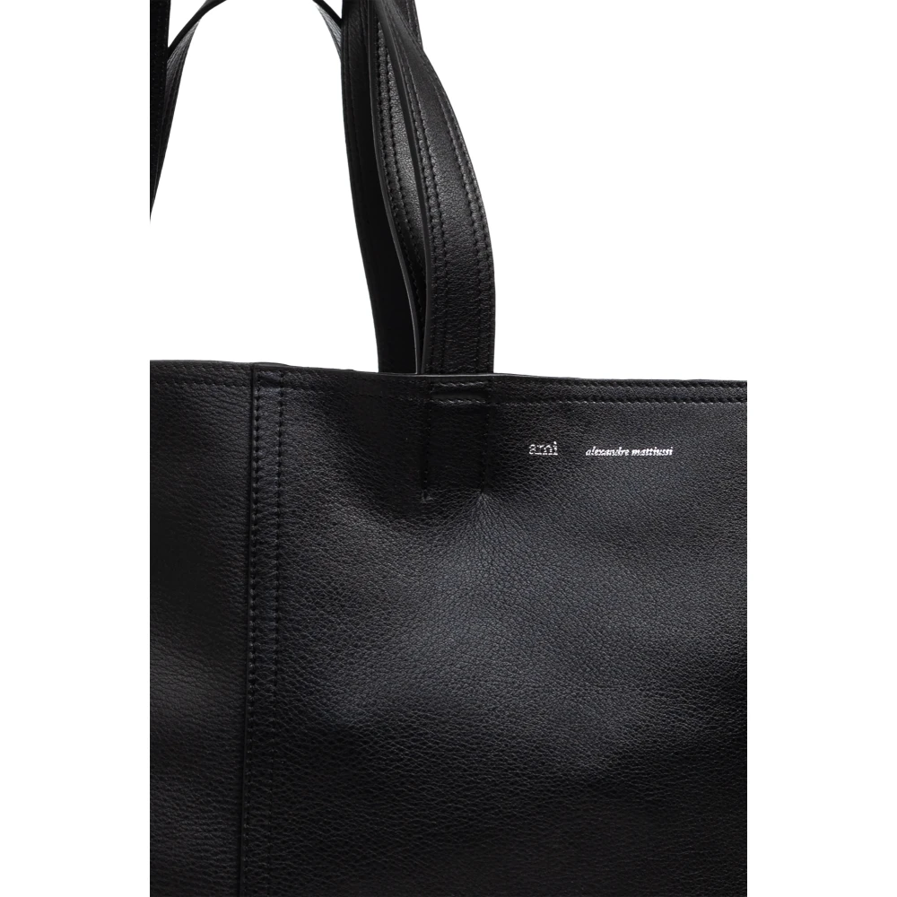 Ami Paris Shopper Bag Black Dames