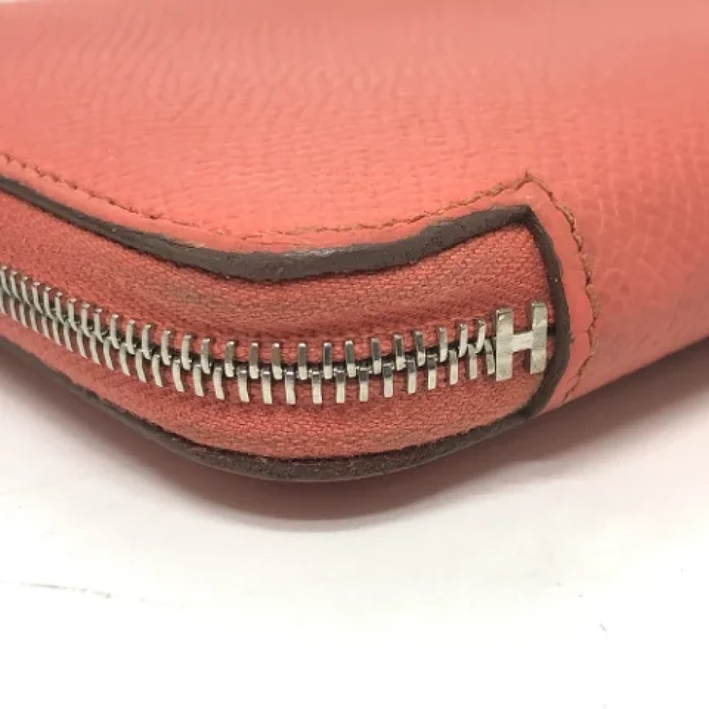 Hermès Vintage Pre-owned Leather wallets Pink Dames