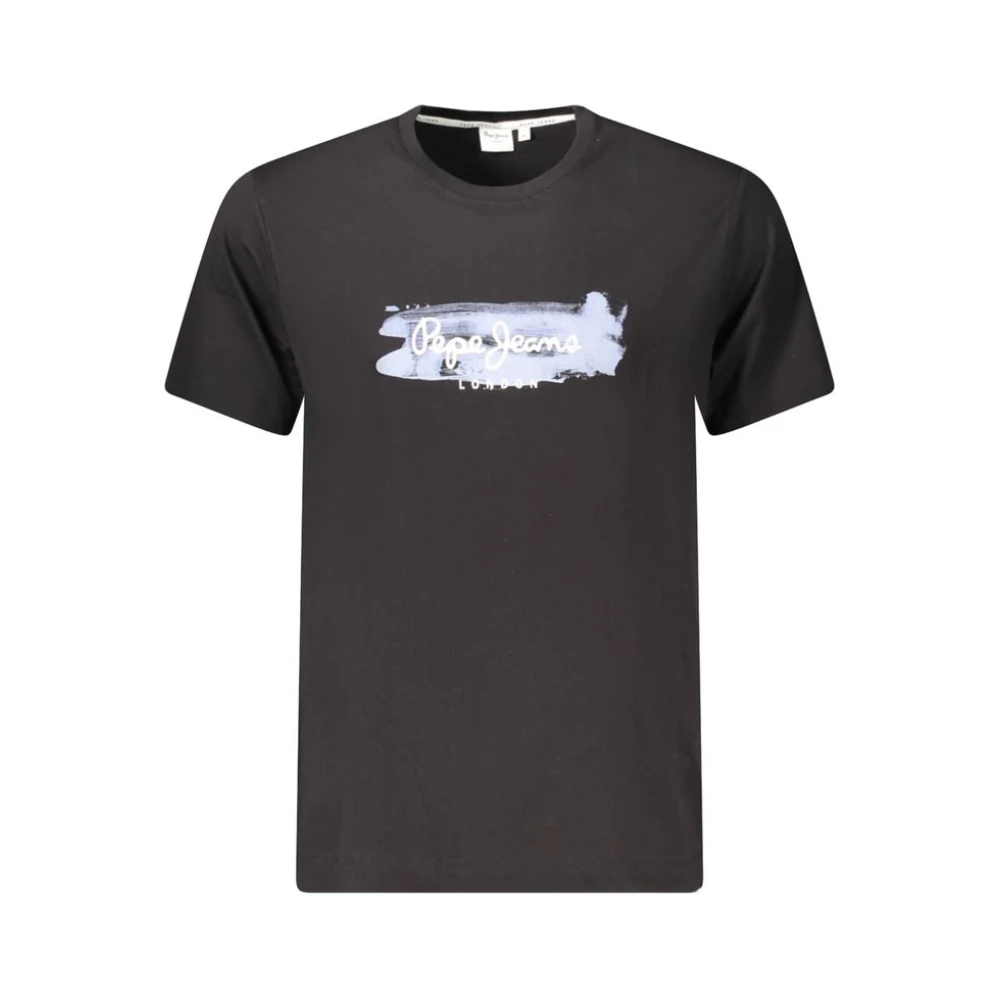 Pepe Jeans Black Cotton Men's T-Shirt - S - Image 2