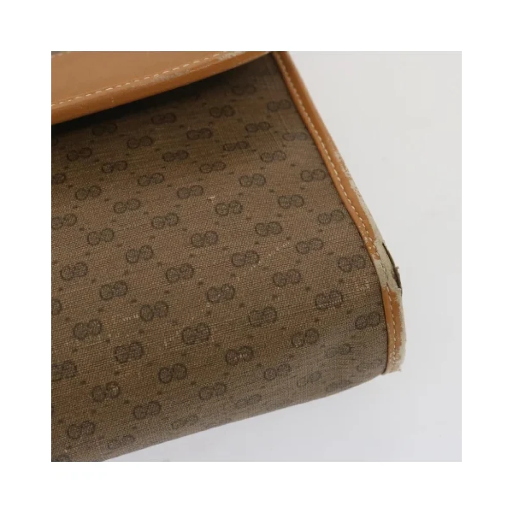 Gucci Vintage Pre-owned Crossbody Bag Beige Dames