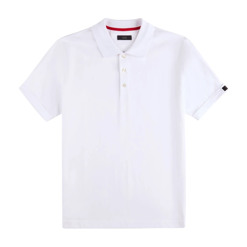 Fay - Tops > Polo Shirts - White - Fay - Modalova