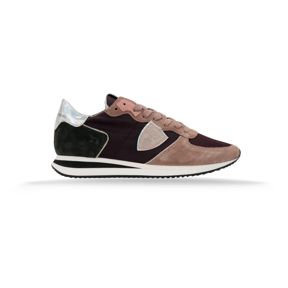 Philippe Model Veterschoenen voor dames van leer en stof Dames Schoenen Veelkleurig Multicolor