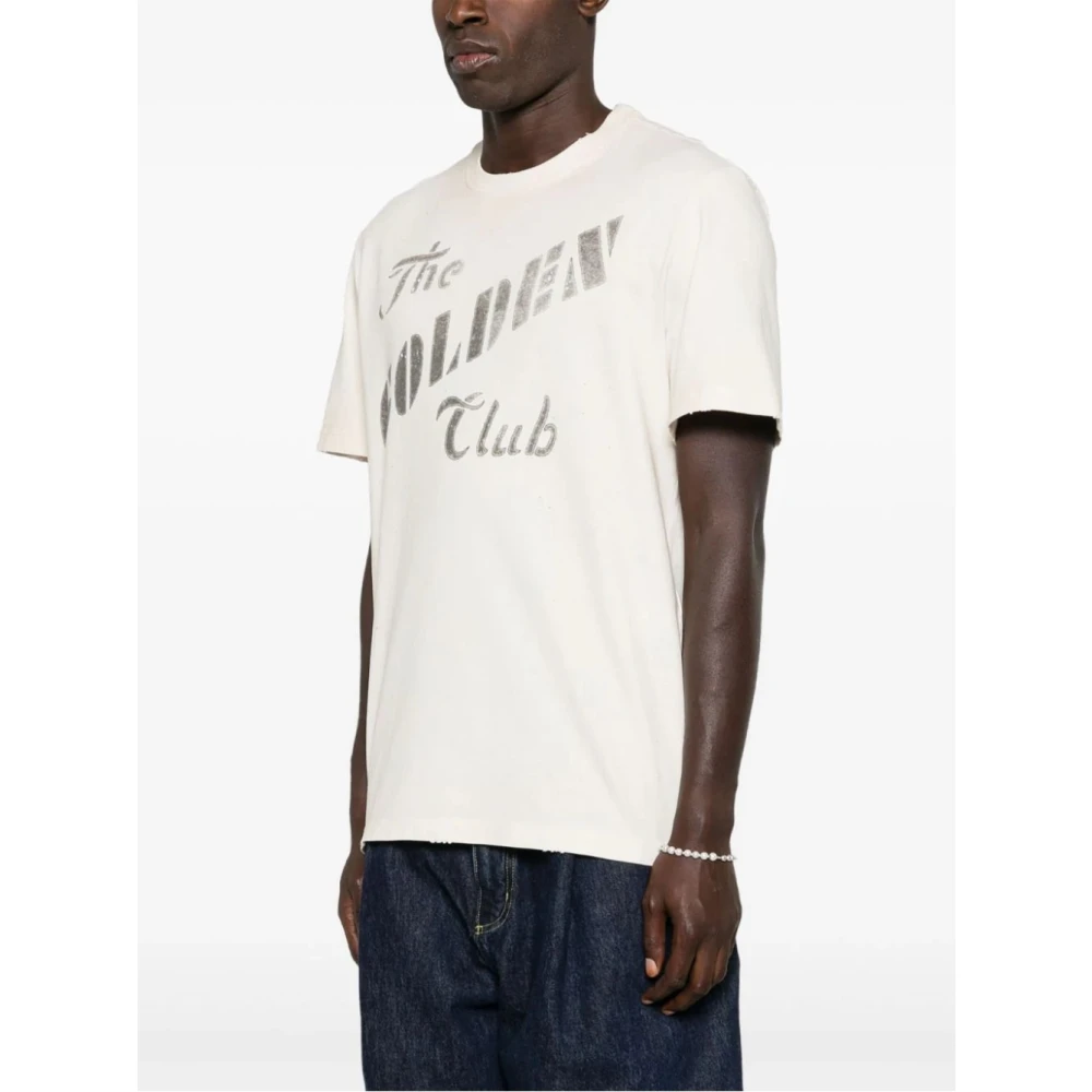 Golden Goose Journey Ms T-shirt Beige Heren
