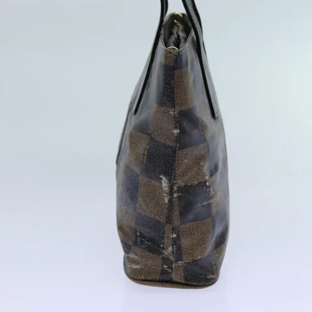 Fendi Vintage Pre-owned Canvas handbags Brown Dames