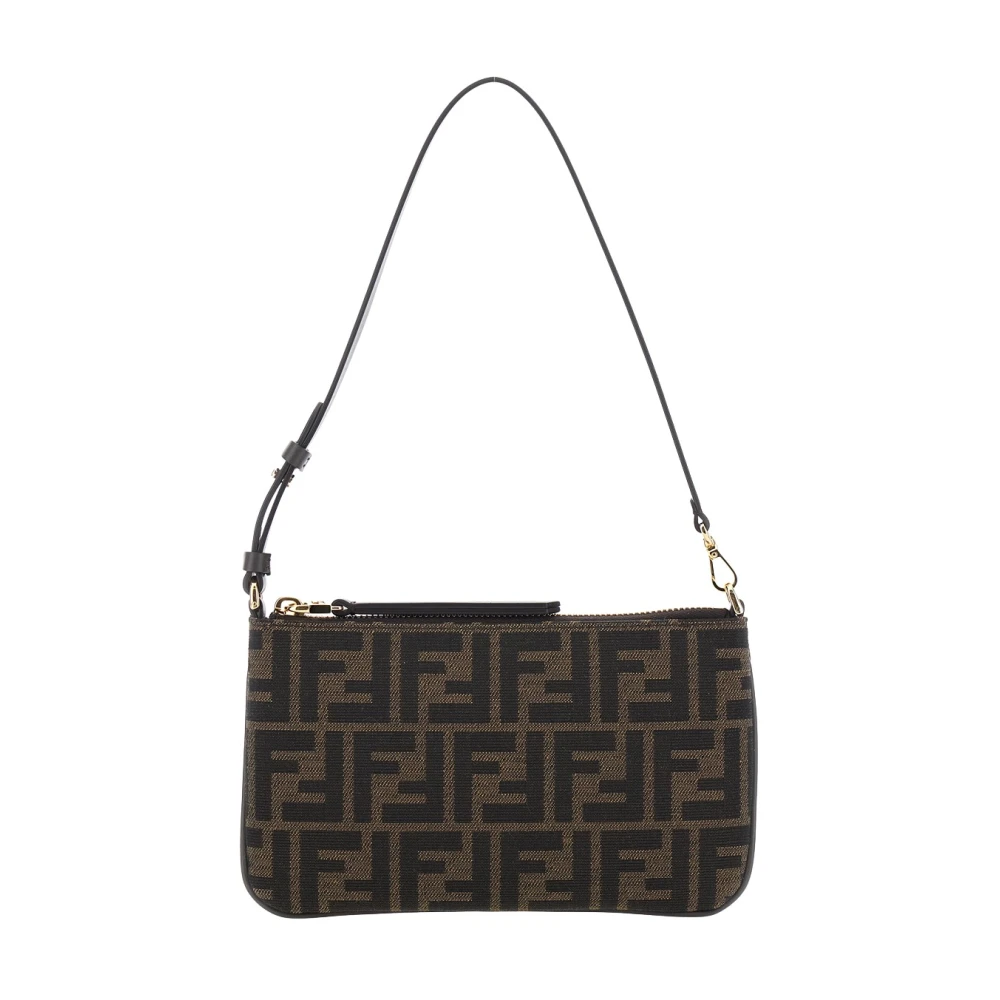 Fendi Vrouw Bruin Tassen Dames, One Size, Flat Baguette Pouch