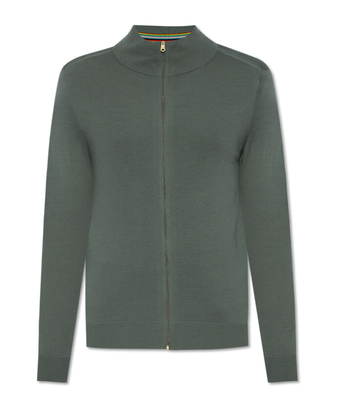 cardigan-a-col-montant