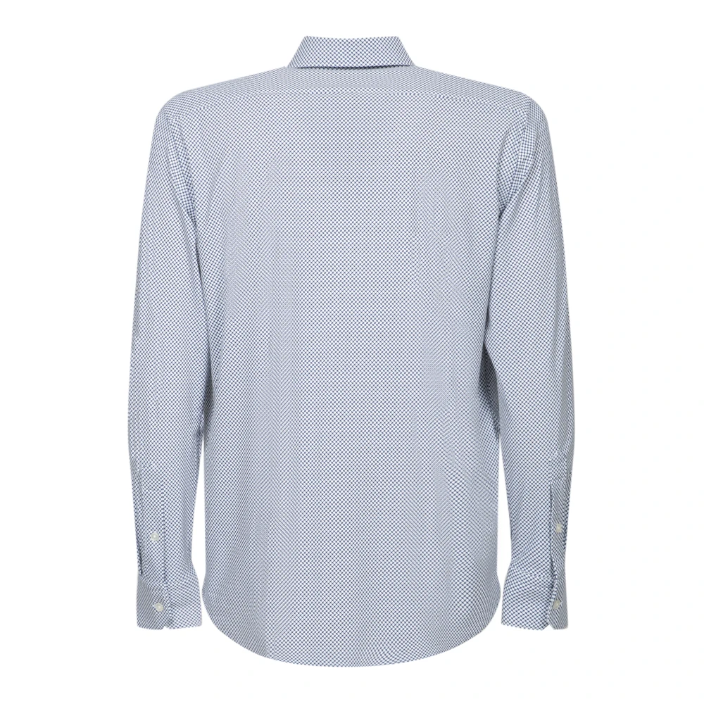 Dell'oglio Blauw Overhemd voor Mannen Stijlvol & Comfortabel Blue Heren