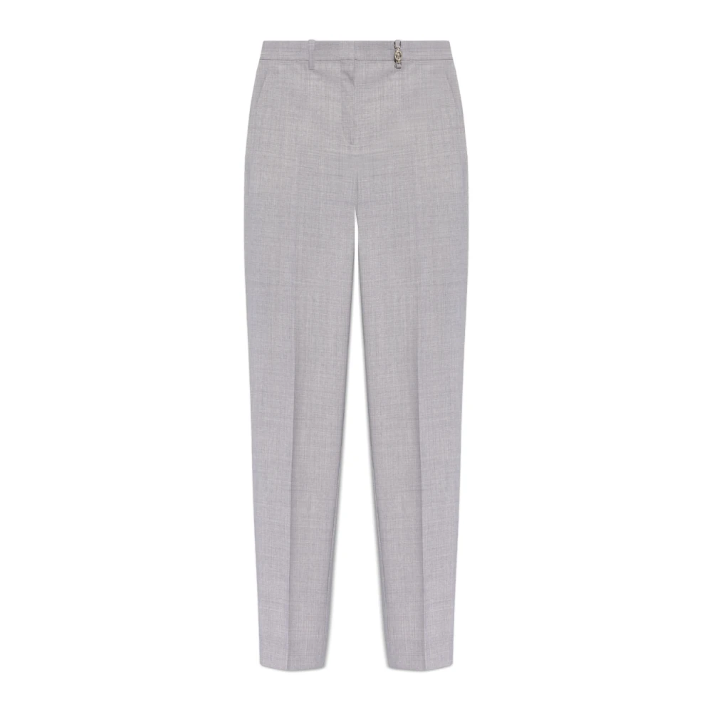 Versace Wollen broek Gray Dames