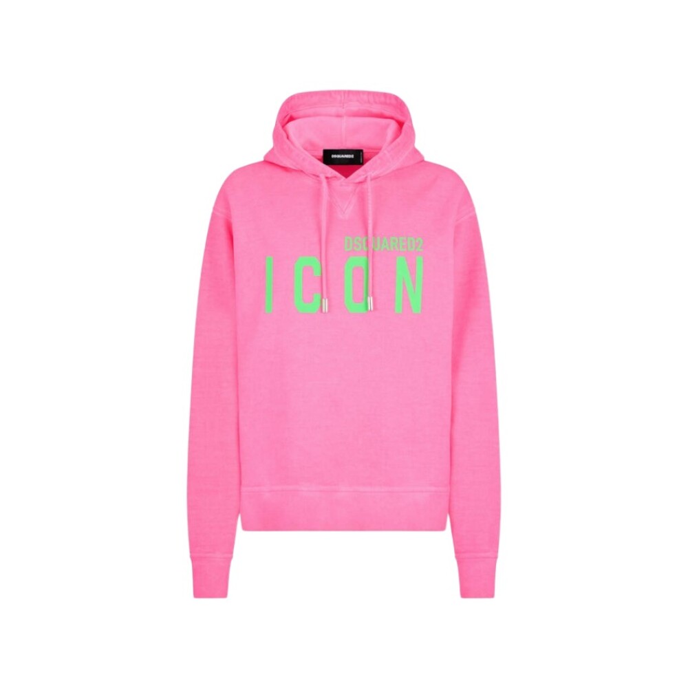 Neon Green Hoodie Iconic Cool Fit Dsquared2 Hoodies Miinto