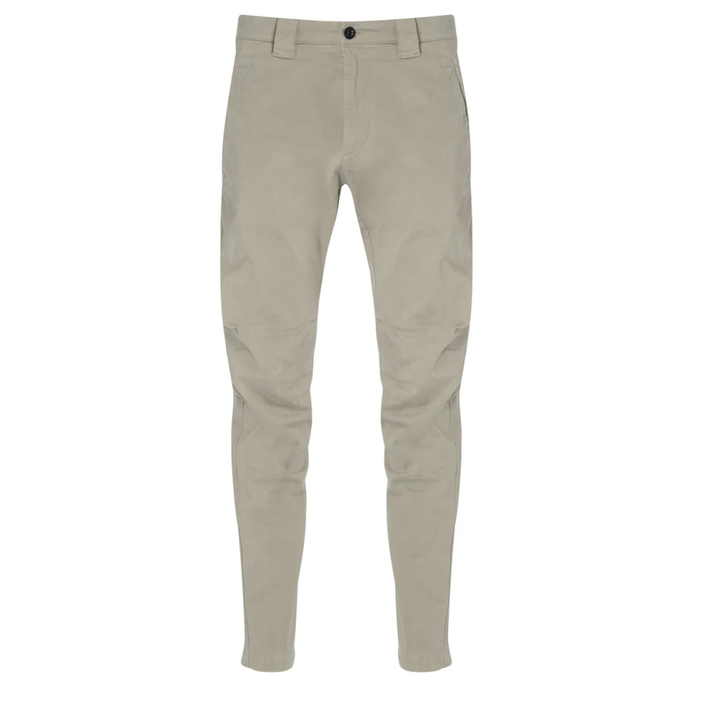 C.P. Company Ergonomische Stretch Sateen Broek Beige Heren