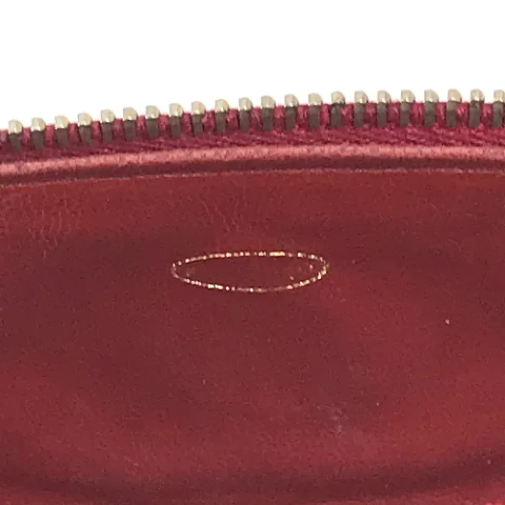 Chanel Vintage Pre-owned Leather chanel-bags Red Dames