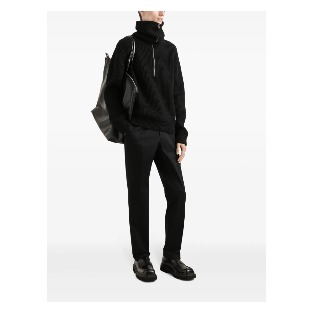 Dolce & Gabbana Zwarte Pullover Trui Black Heren
