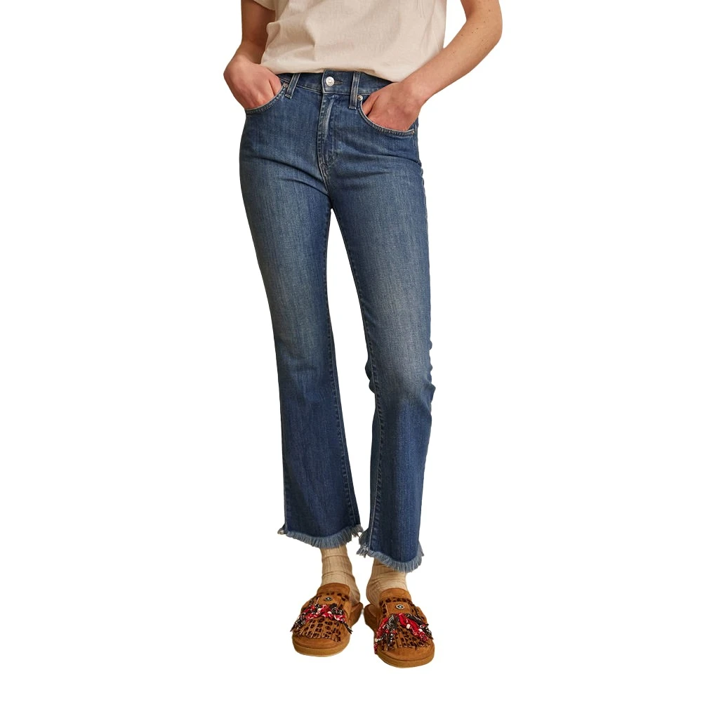 Roy Roger's Women's Blue Bootcut Jeans For - Cropped Jeans - W28 - Jeans