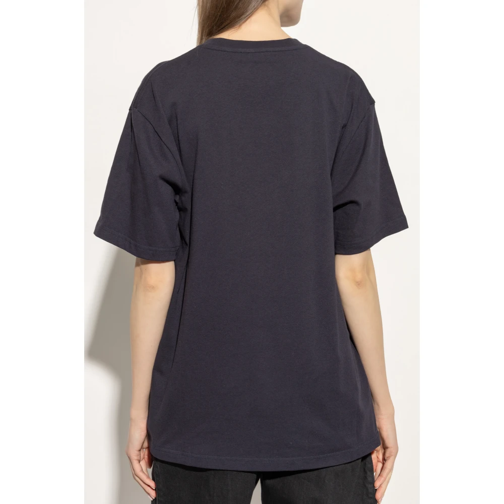 JW Anderson T-shirt met logo Blue Dames