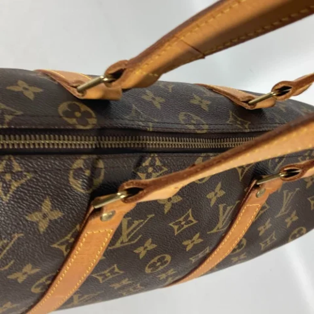 Louis Vuitton Vintage Pre-owned Cotton louis-vuitton-bags Brown Dames