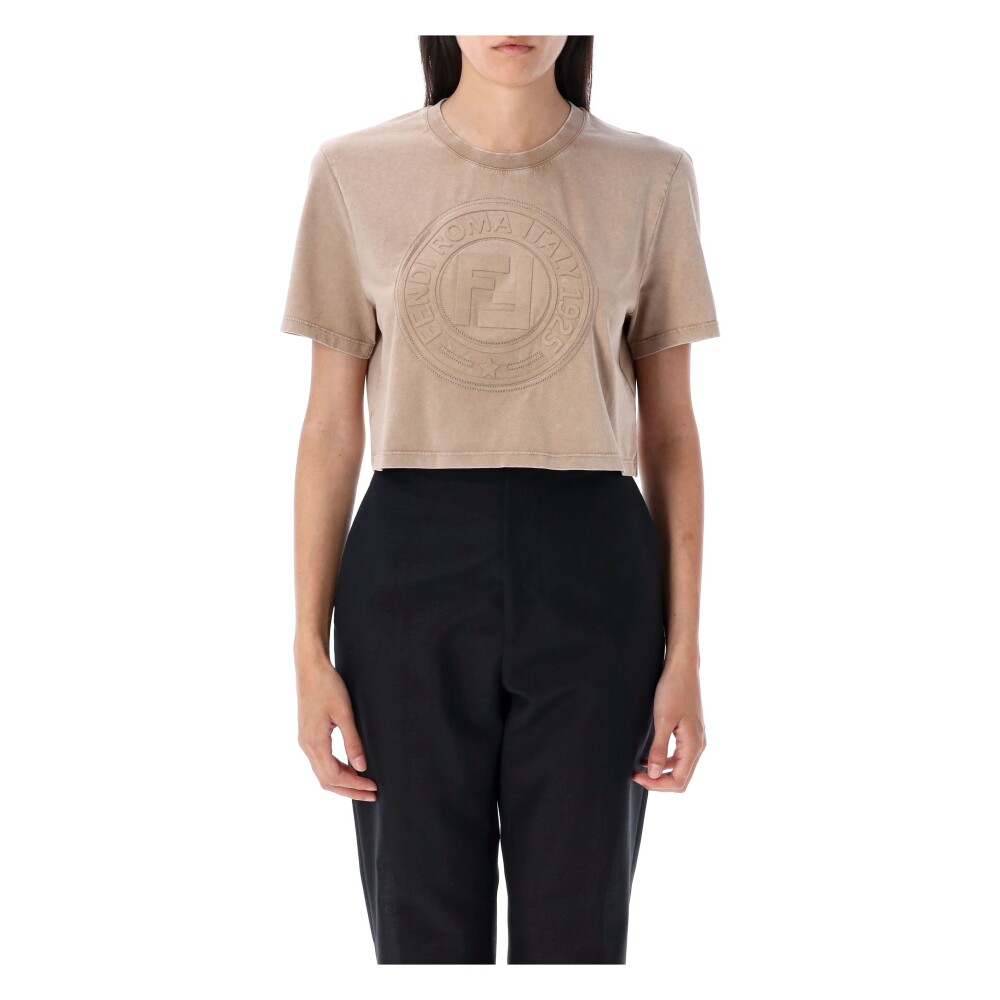 FENDI ウエストクロス　トップス Fendi Micro Mesh Black Net Bodysuit W/ Bra L26905 Woman's