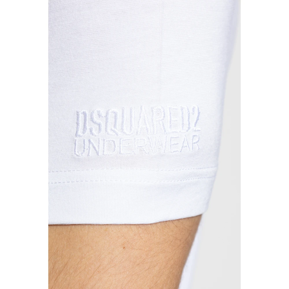 Dsquared2 T-shirt uit de ondergoedcollectie White Heren