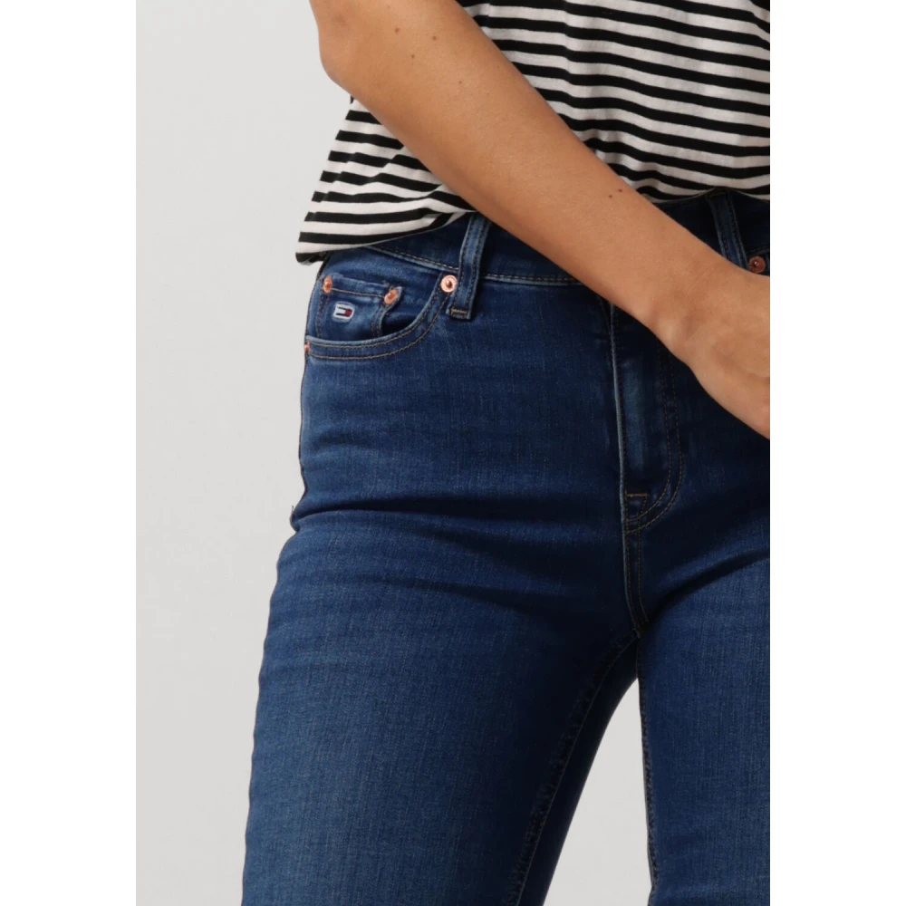 Tommy Jeans Blauwe Skinny Jeans Nora Blue Dames