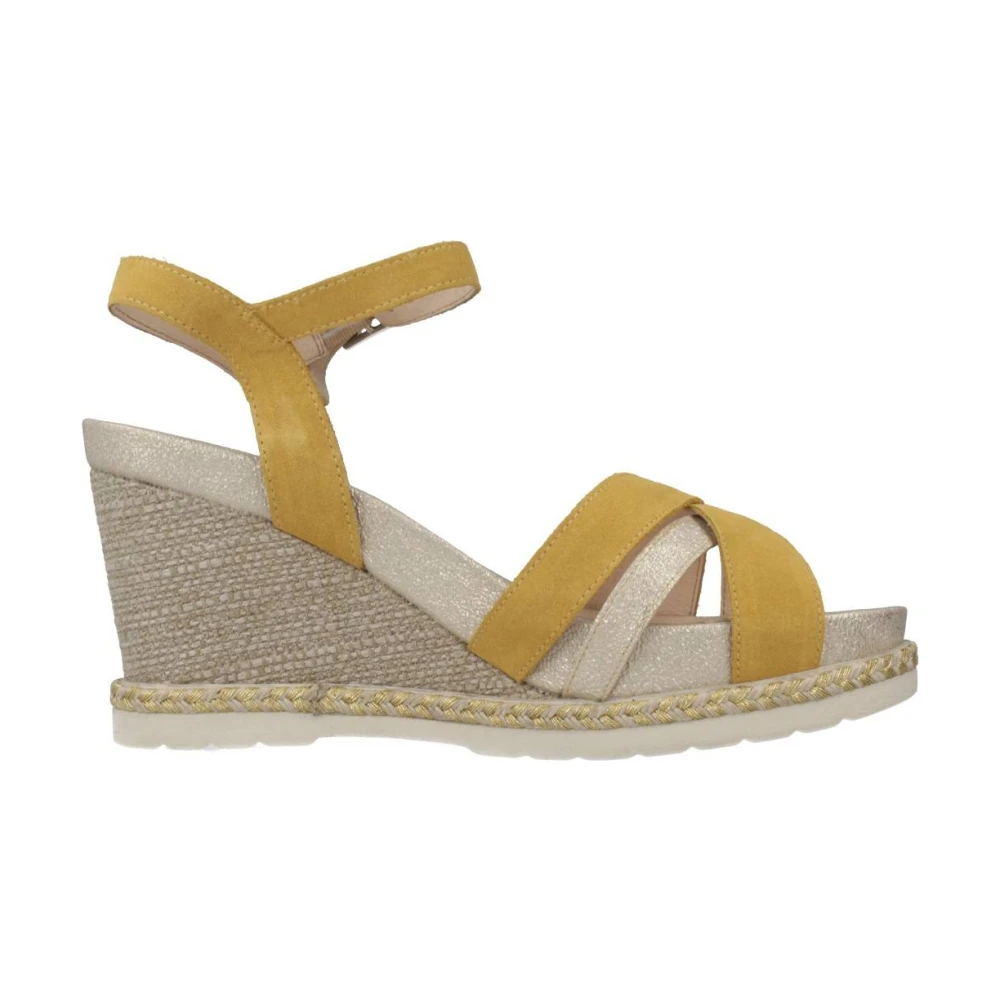 Stonefly Femme Jaune - Compensées Velours/Laminées - Chaussures - Taille: 39 Eu