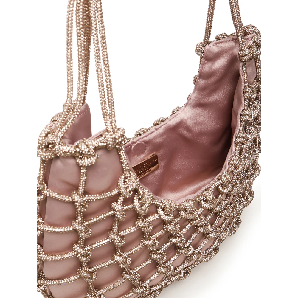 Rosantica Handgeweven Roze Kristal Tas Pink Dames