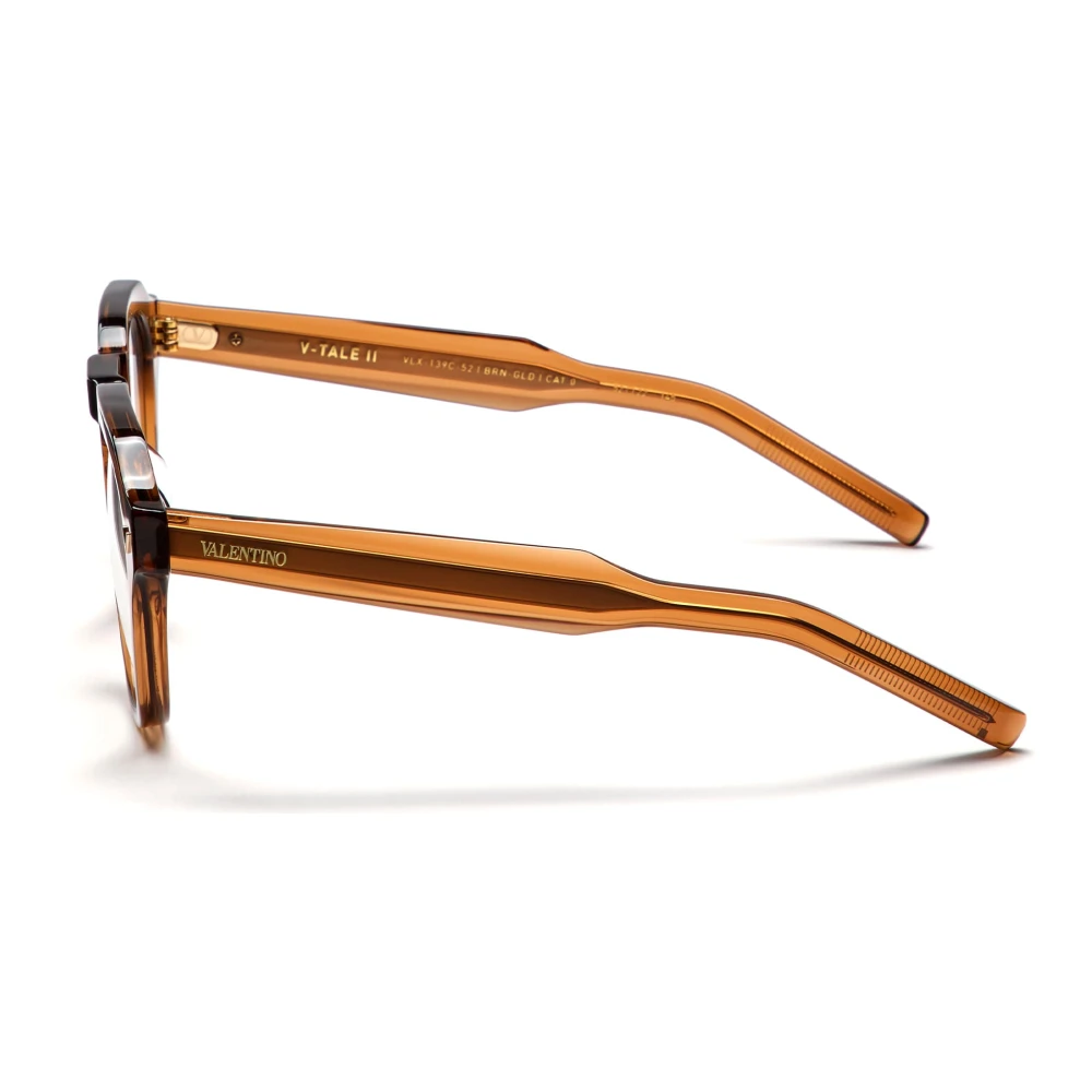Valentino Kristal Bruine Aviator Bril Brown Dames