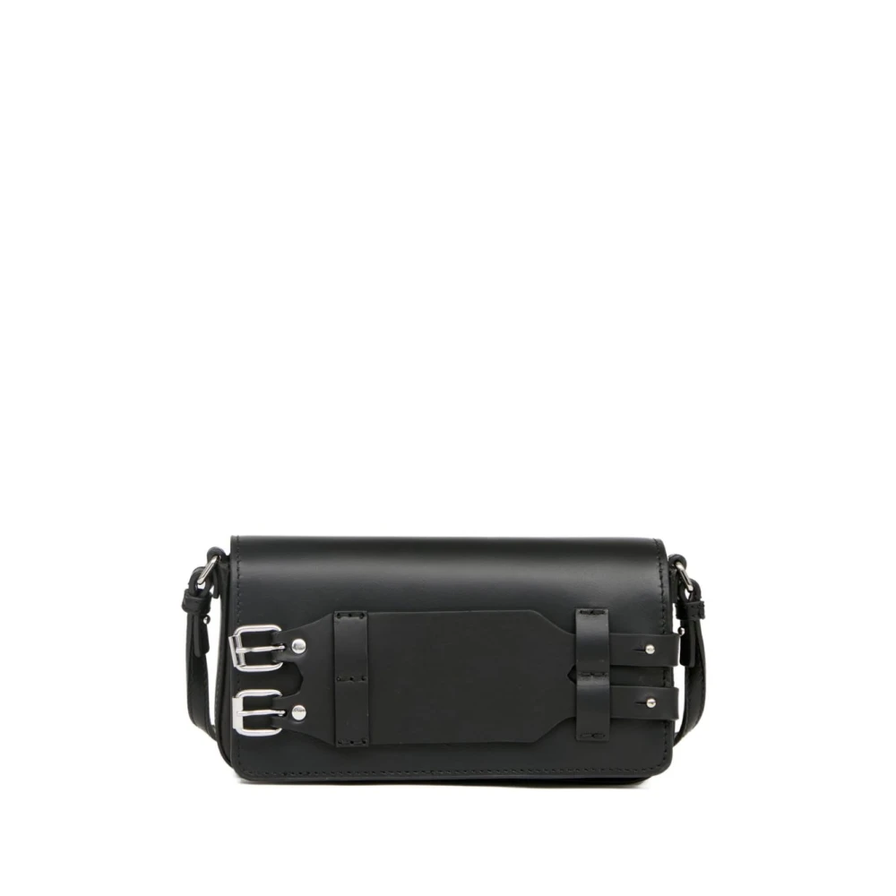 MM6 Maison Margiela Zwarte Schoudertas met Gesp Black Dames