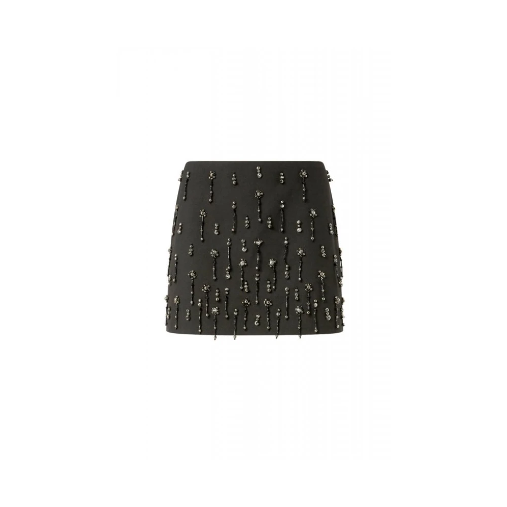 Pinko Women's Black Short Skirts, M, Mini Memory Skirt