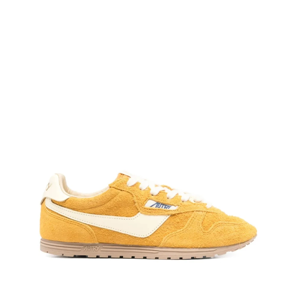 Autry Dames Windspin Lage Schoenen Dames Schoenen Geel