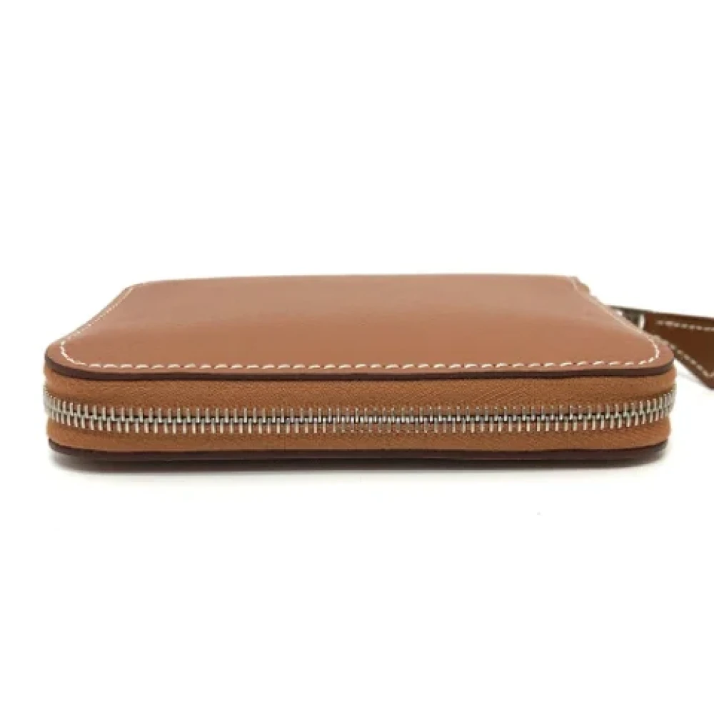 Hermès Vintage Pre-owned Fabric wallets Yellow Dames