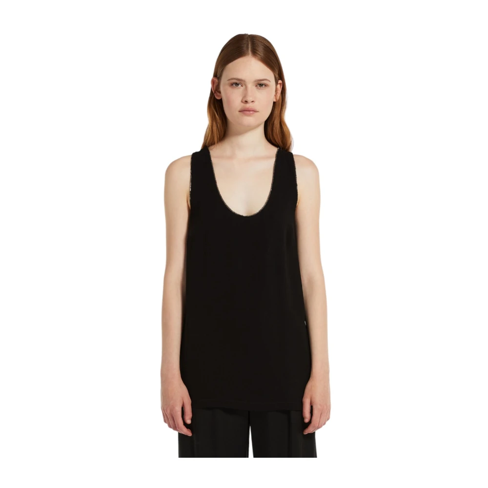 Max Mara Studio Stijlvolle Top voor Vrouwen Black Dames