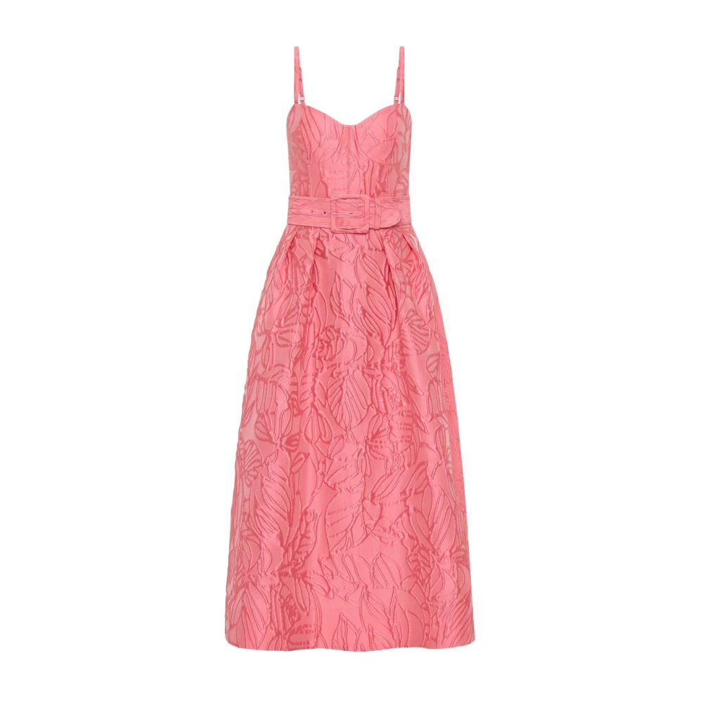 Rebecca Vallance Pink Midi Dresses, Female, S, Elegant Dress Aw25