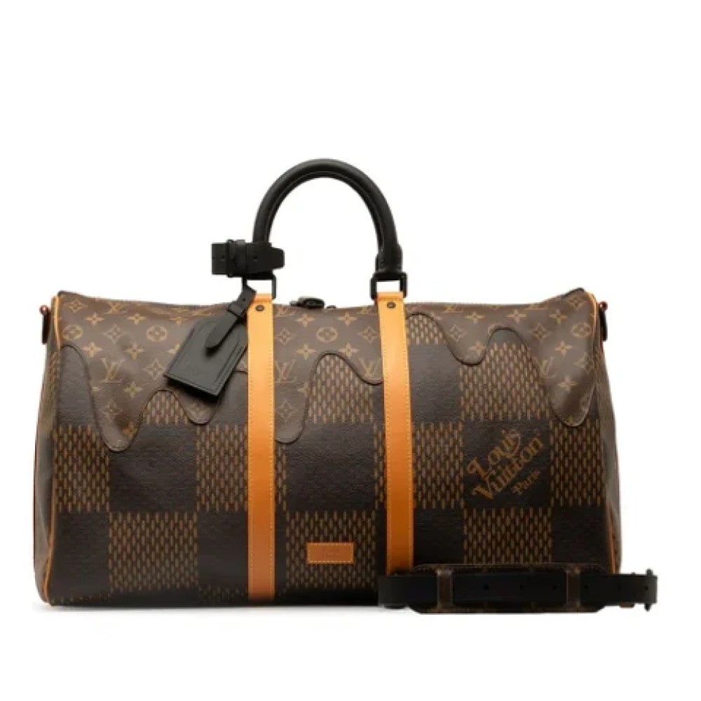 Louis Vuitton Vintage Pre-owned Leather handbags Brown Heren
