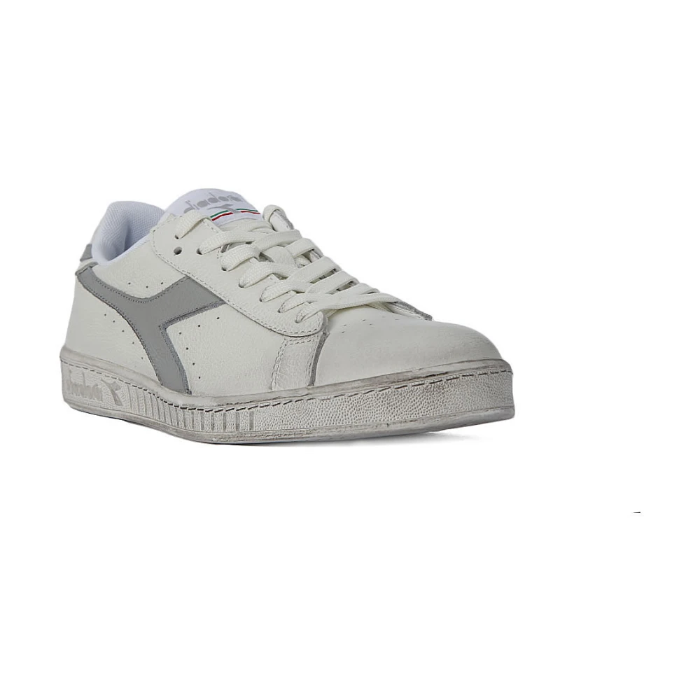 Diadora Lädersneakers inspirerade av 70-talet Gray, Dam