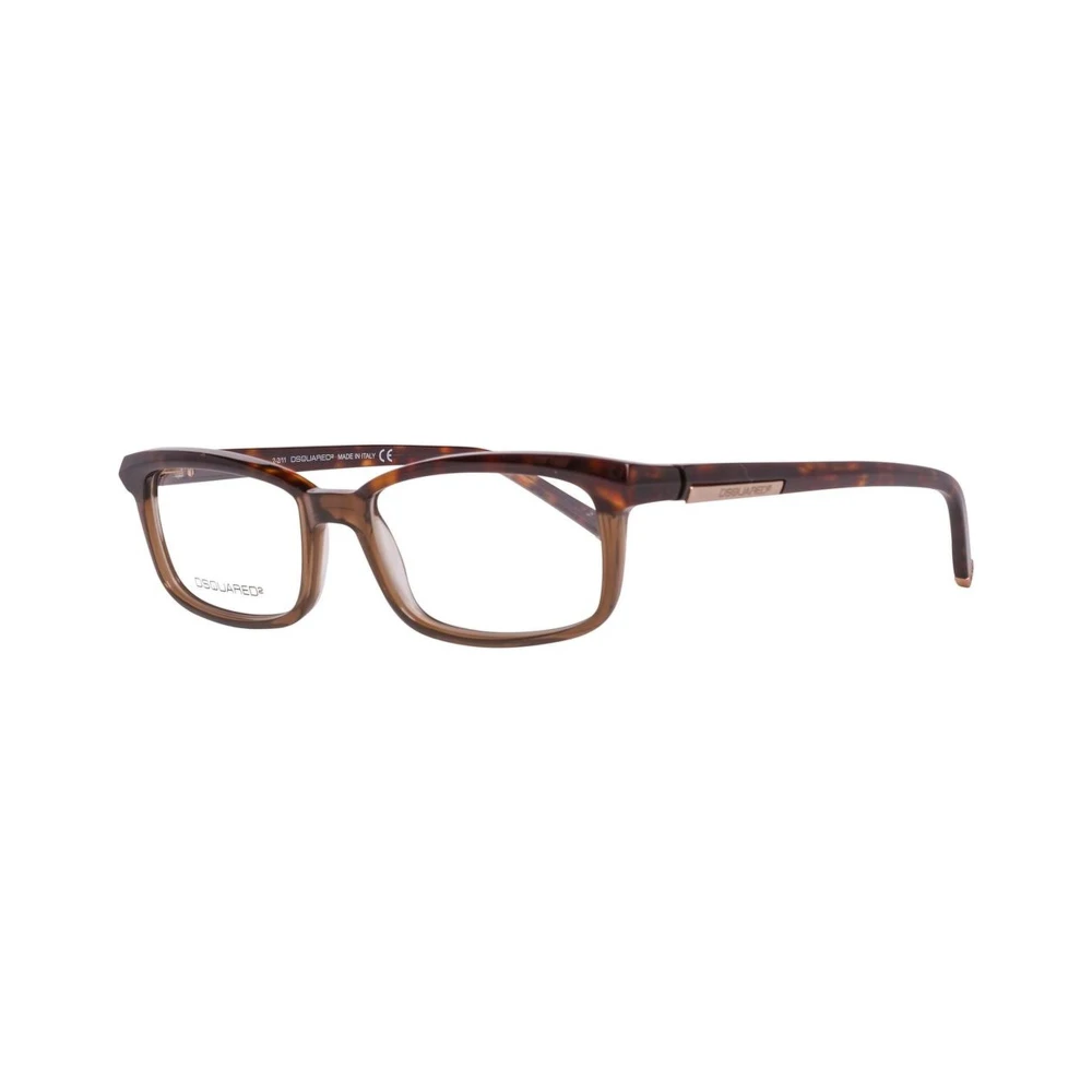 Dsquared2 Men's Brown Glasses, One Size, Plastic Frames With Dial