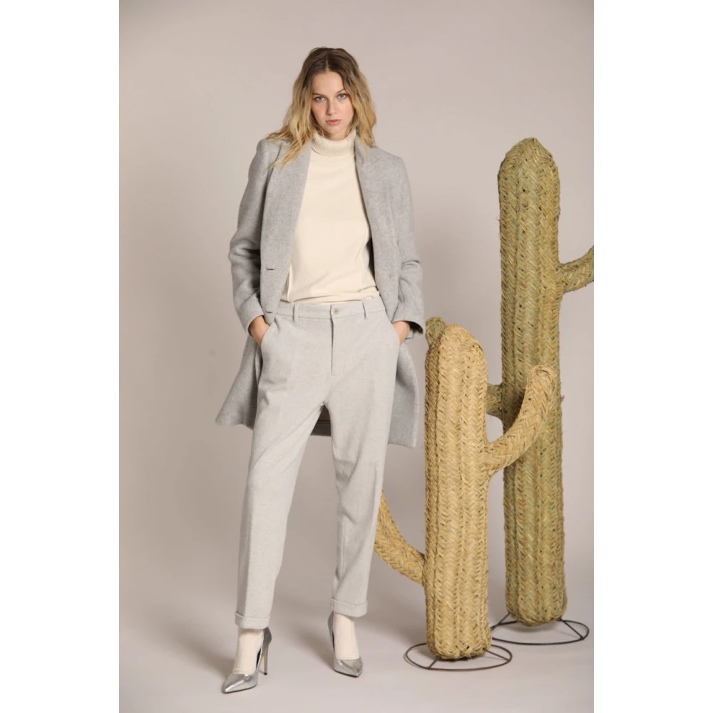 Mason's Gezellige Chino-broek voor dames in lichtgrijs Gray Dames