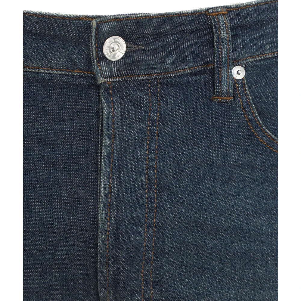 Nine In The Morning Blauwe Slim Jeans Aw24 Stijlvol Blue Heren