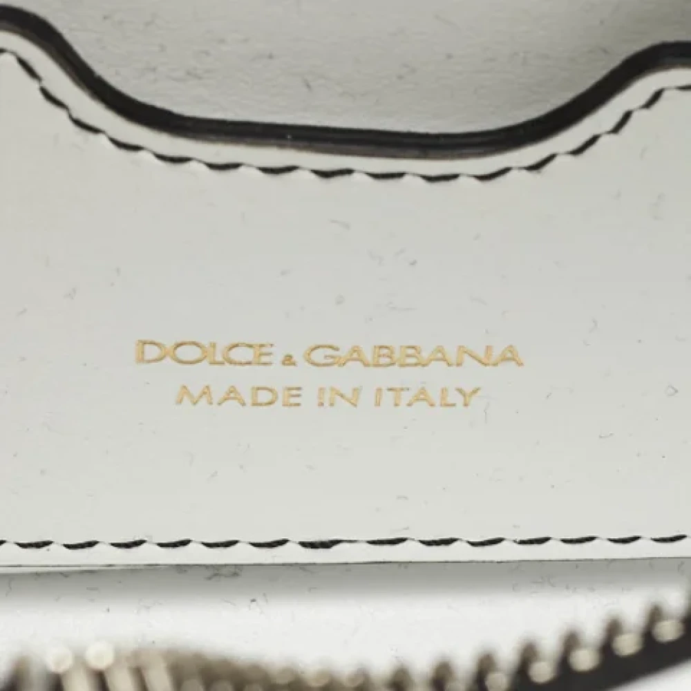 Dolce & Gabbana Pre-owned Leather crossbody-bags White Dames
