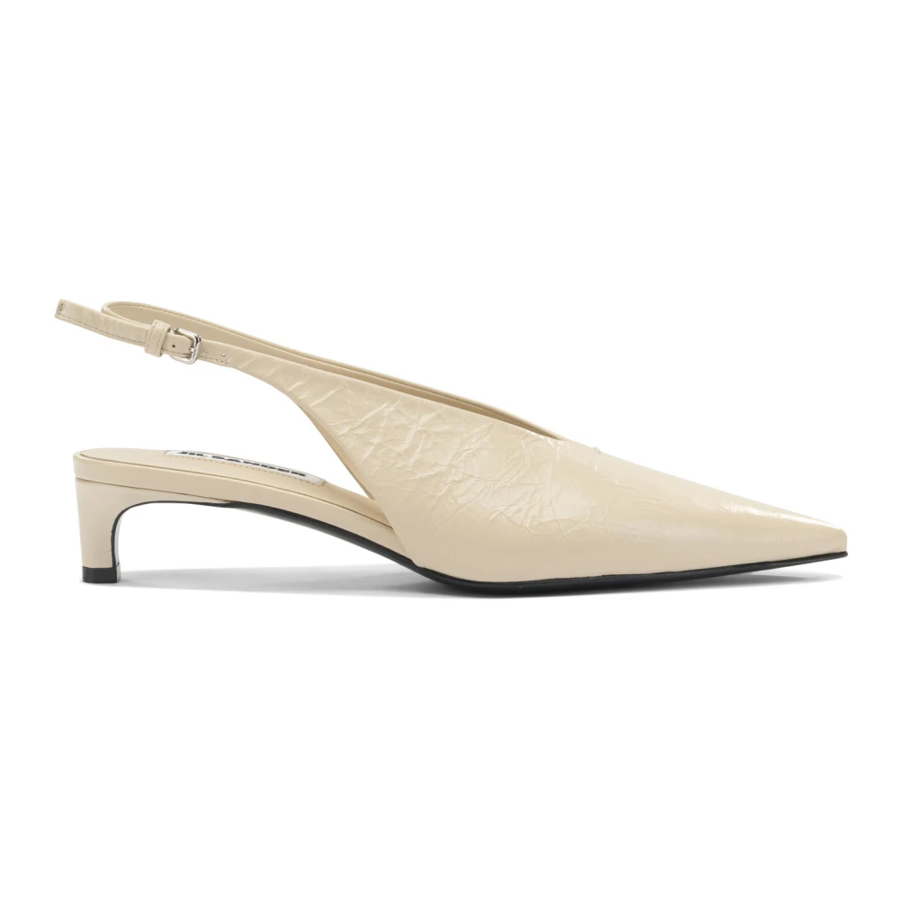 Jil Sander Women's Beige Slingback Pump