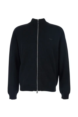 High-Neck Zip Sweatshirt