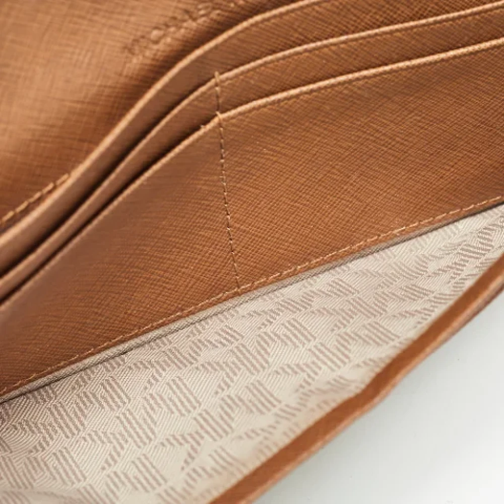 Michael Kors Pre-owned Leather wallets Brown Dames