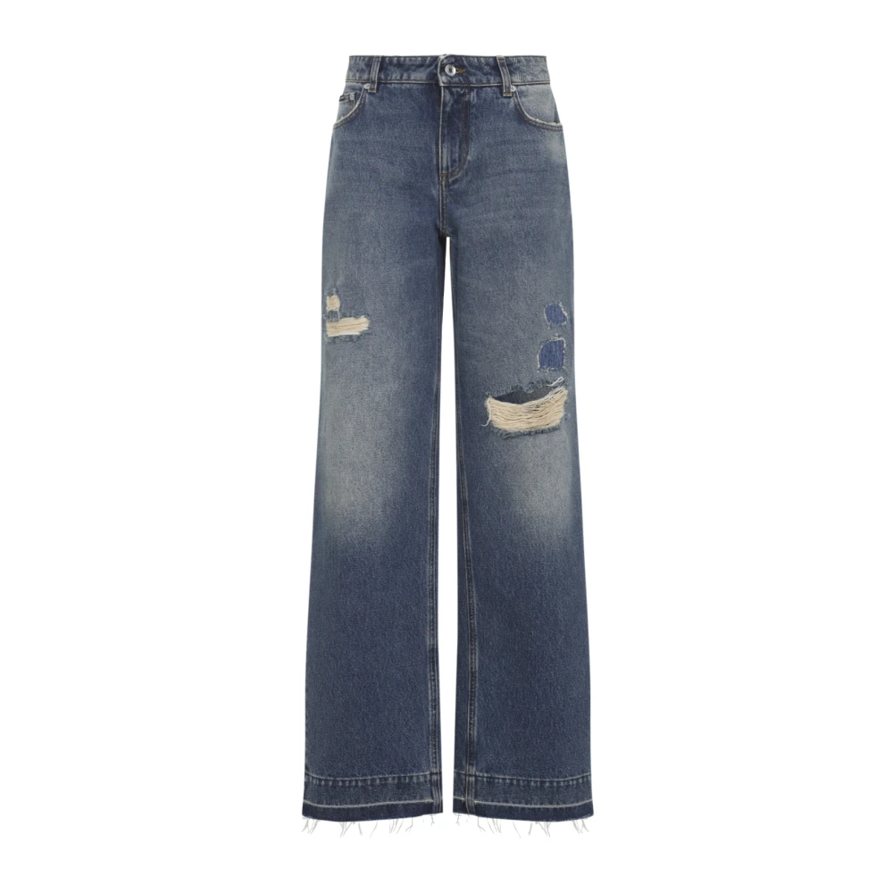 Dolce & Gabbana Donna Blu Jeans Comfort Stile