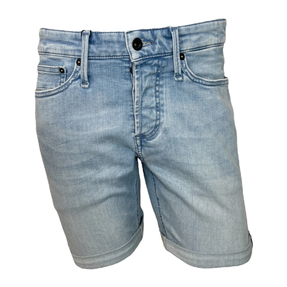 Denham Lichtblauwe Razor Short Jeans Blue Heren