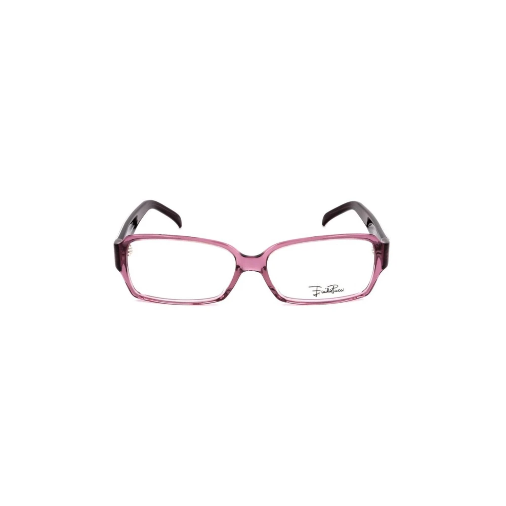 EMILIO PUCCI Paarse Plastic Frame Bril voor Vrouwen Purple Dames
