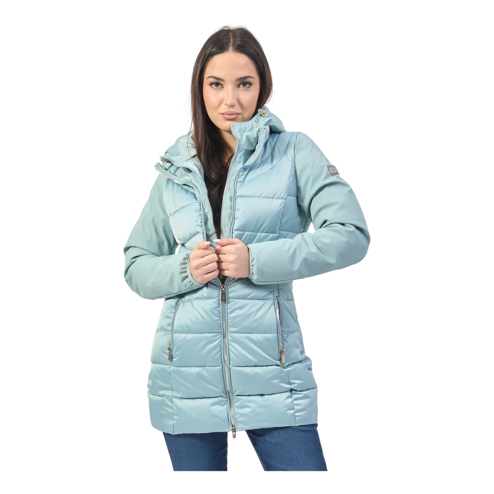 YES ZEE Groene Winterjas Green Dames